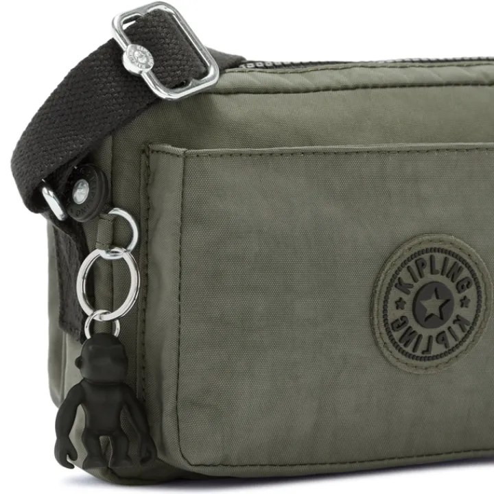 Schoudertassen|Crossbody>Kipling Abanu green moss