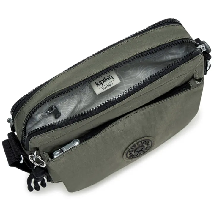 Schoudertassen|Crossbody>Kipling Abanu M green moss