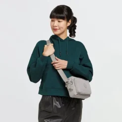 Schoudertassen|Crossbody>Kipling Abanu M grey gris