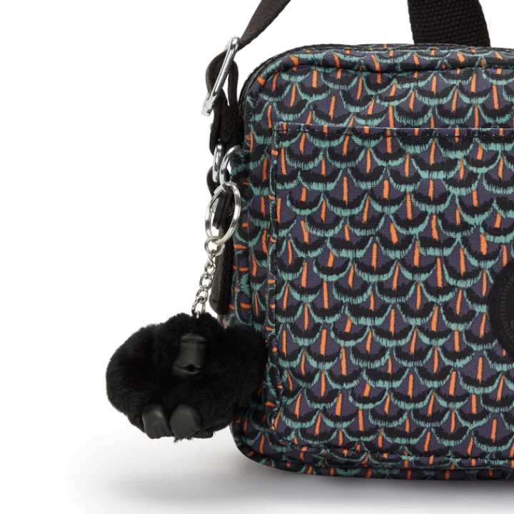 Schoudertassen|Crossbody>Kipling Abanu M prt ac geo feather
