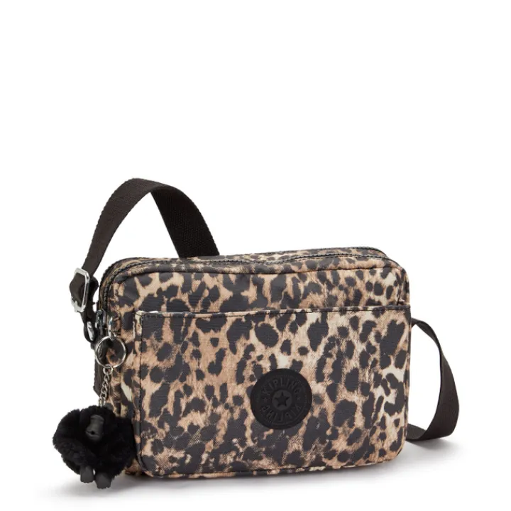 Schoudertassen|Crossbody>Kipling Abanu M prt ac wild leopard