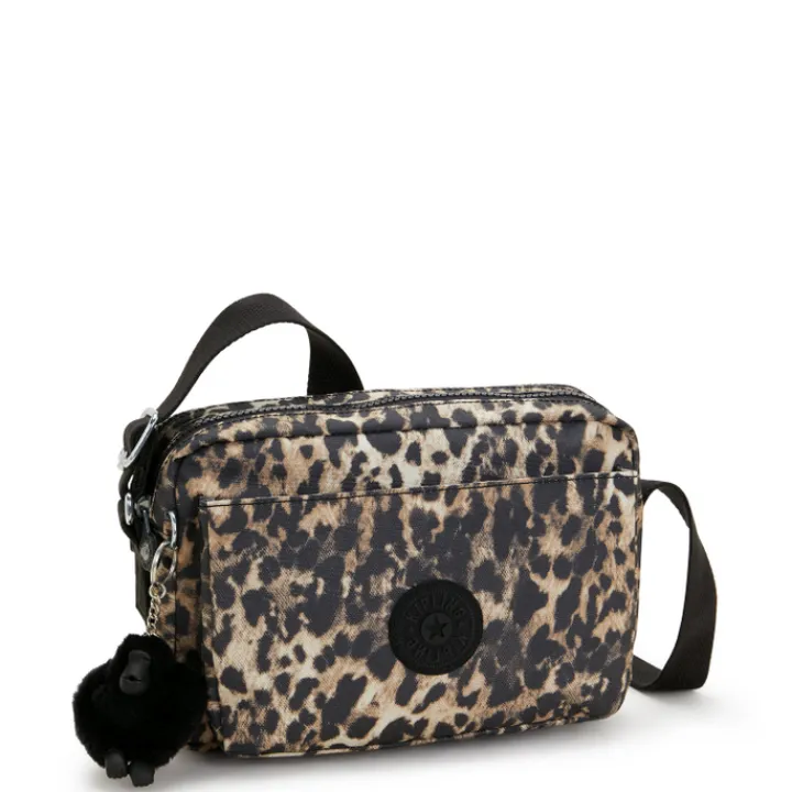 Schoudertassen|Crossbody>Kipling Abanu M prt ac wild leopard