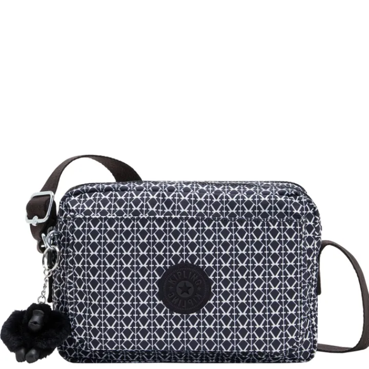 Schoudertassen|Crossbody>Kipling Abanu M signature print