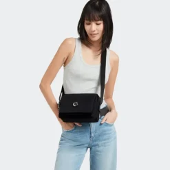 Schoudertassen|Crossbody>Kipling Abanu M signature print