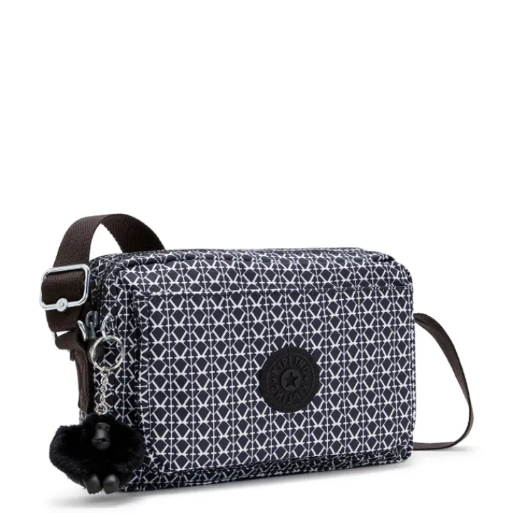 Schoudertassen|Crossbody>Kipling Abanu M signature print