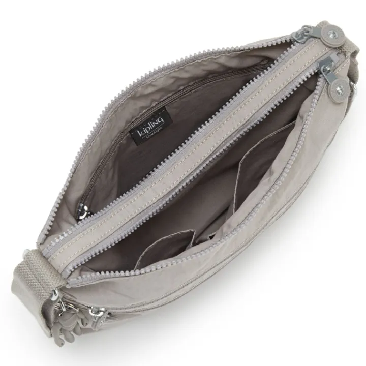 Schoudertassen|Crossbody>Kipling Alvar grey gris