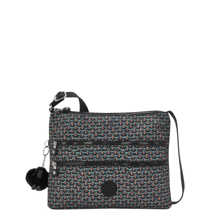 Schoudertassen|Crossbody>Kipling Alvar prt ac geo feather