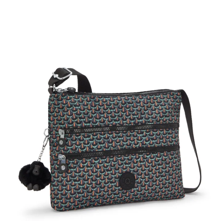 Schoudertassen|Crossbody>Kipling Alvar prt ac geo feather