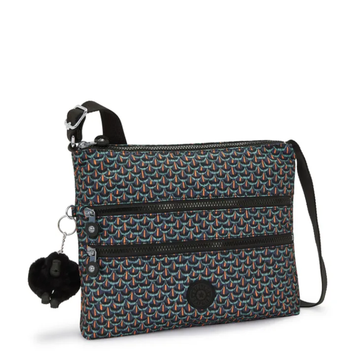 Schoudertassen|Crossbody>Kipling Alvar prt ac geo feather