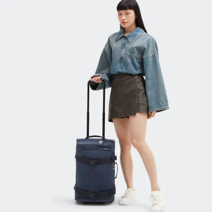 Klm Trolleys|Handbagage Trolleys>Kipling Aviana S blue bleu 2