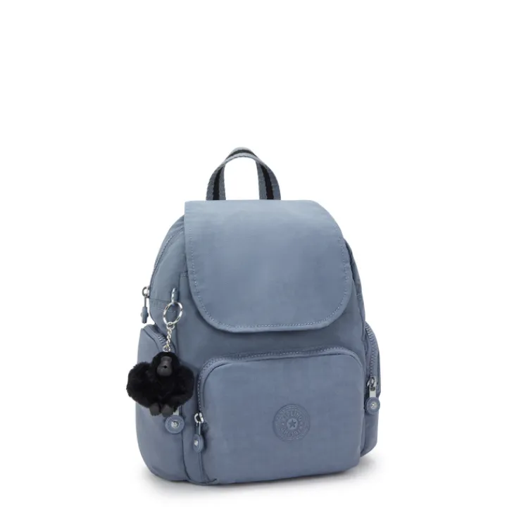Mini Rugzakken|Kleine Rugzakken>Kipling City Zip Mini b blue stone