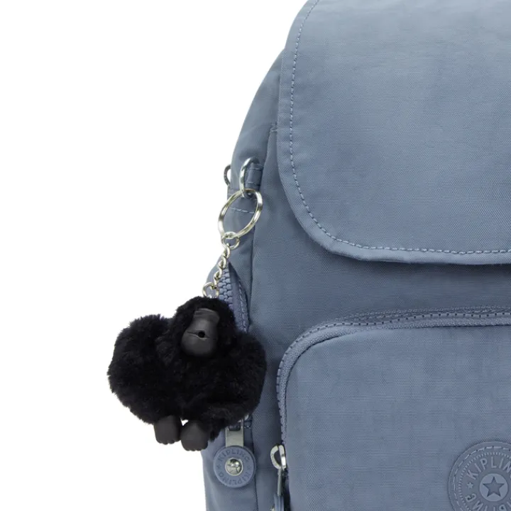 Mini Rugzakken|Kleine Rugzakken>Kipling City Zip Mini b blue stone