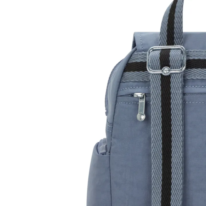Mini Rugzakken|Kleine Rugzakken>Kipling City Zip Mini b blue stone