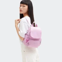 Mini Rugzakken|Kleine Rugzakken>Kipling City Zip Mini black noir