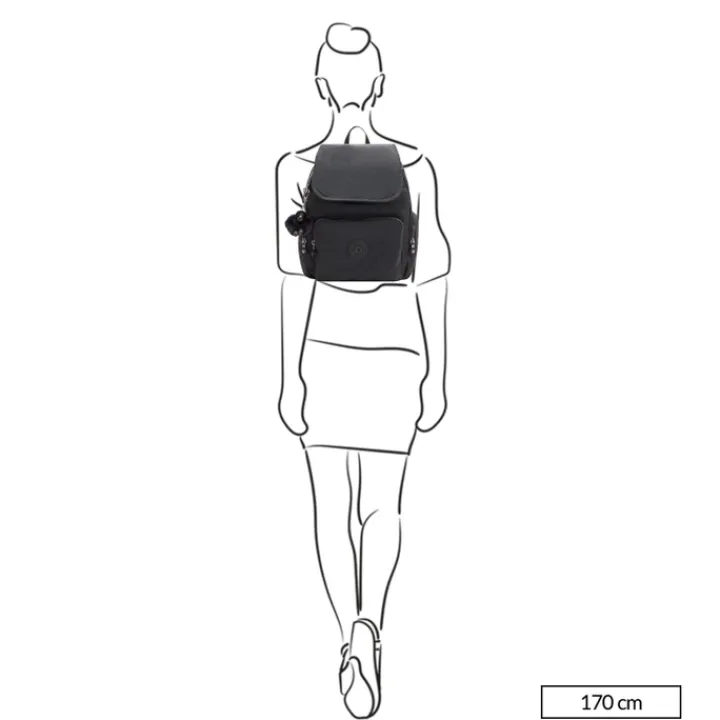 Kleine Rugzakken|Daypack>Kipling City Zip S signature emb