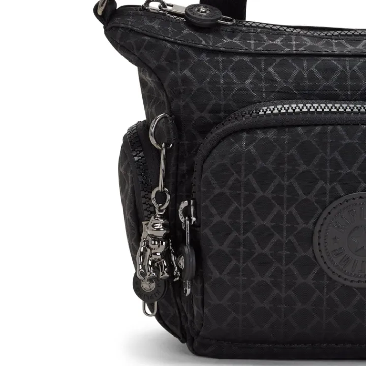 Schoudertassen|Crossbody>Kipling Gabbie Mini signature emb