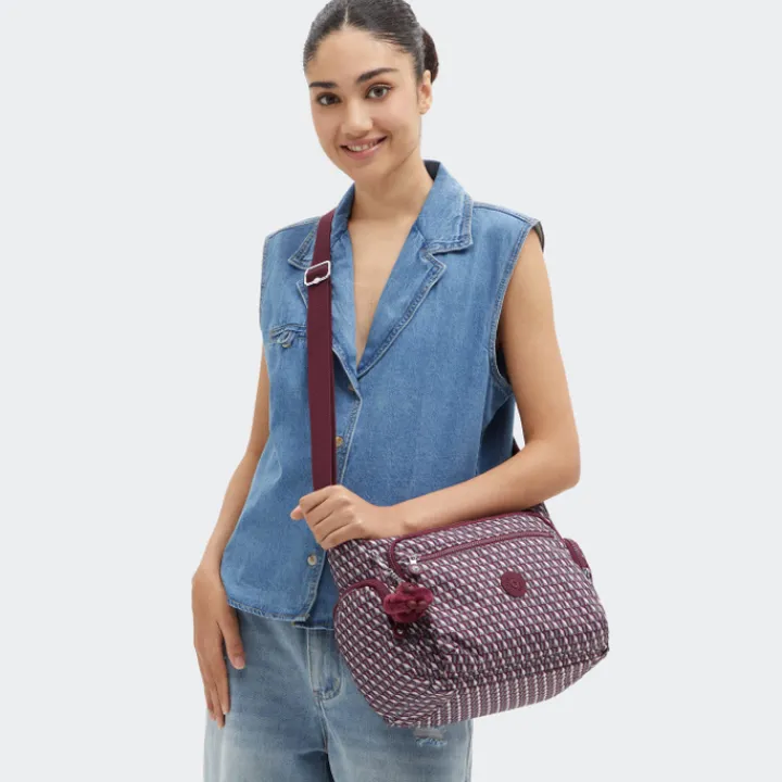 Schoudertassen|Damestassen>Kipling Gabbie prt ac 3dk