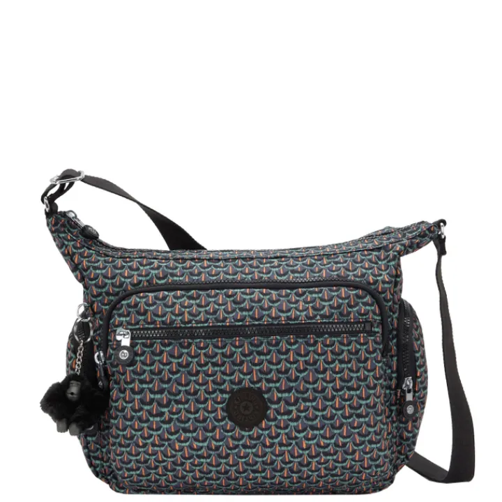 Schoudertassen|Damestassen>Kipling Gabbie prt ac geo feather