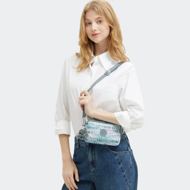 Schoudertassen|Crossbody>Kipling Limmo Crossbody Shoulderbag palmtree leaves