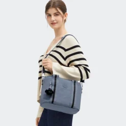 Schoudertassen|Crossbody>Kipling Minta M b blue stone