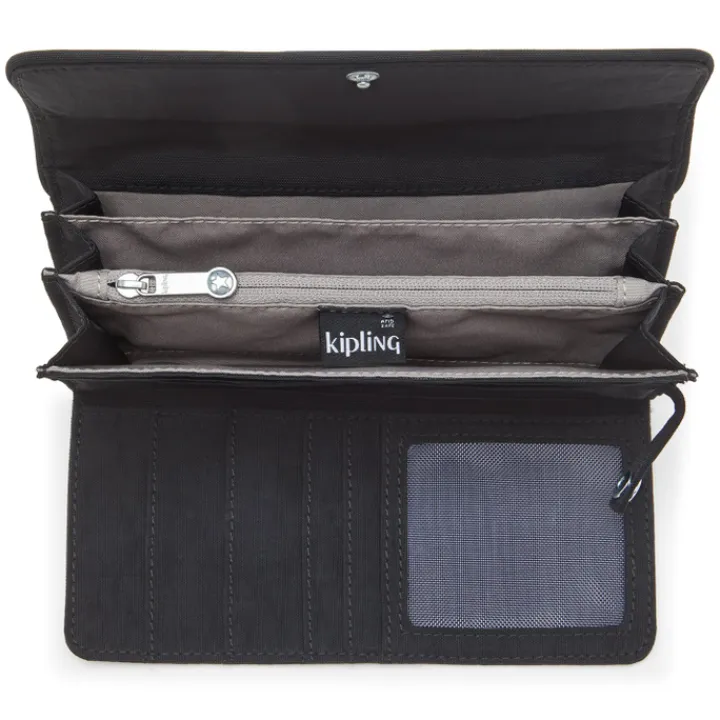 Rfid Portemonnees|Dames Portemonnees>Kipling Money Land Portemonnee black noir