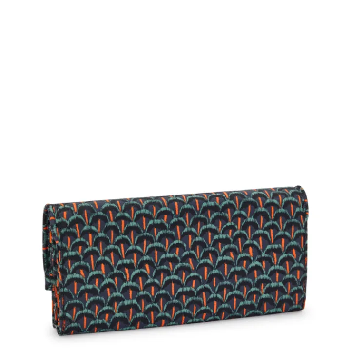 Rfid Portemonnees>Kipling Money Land prt ac geo feather