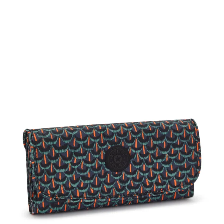 Rfid Portemonnees>Kipling Money Land prt ac geo feather