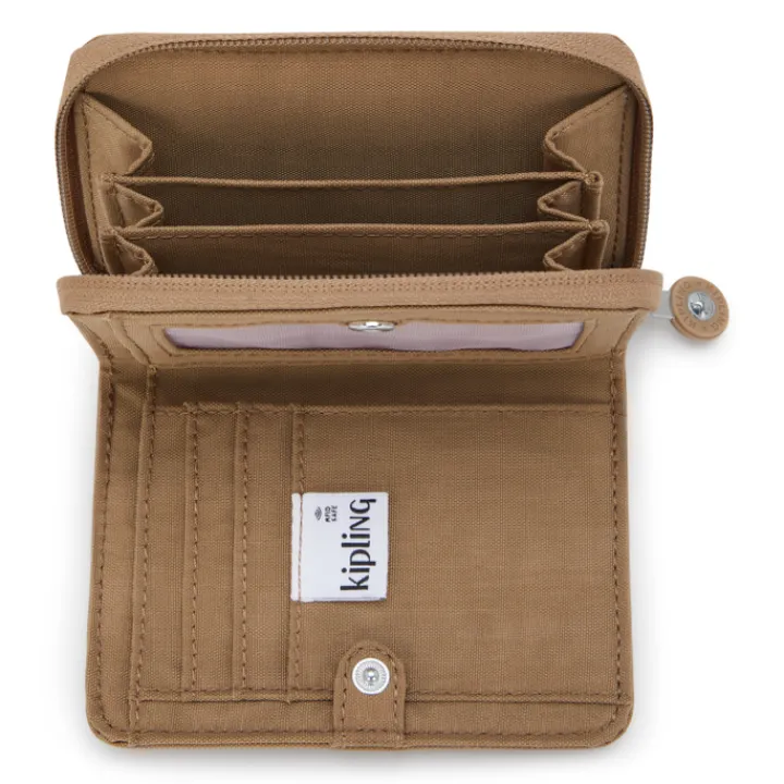 Rfid Portemonnees|Mini Portemonnees>Kipling Money Love early tan