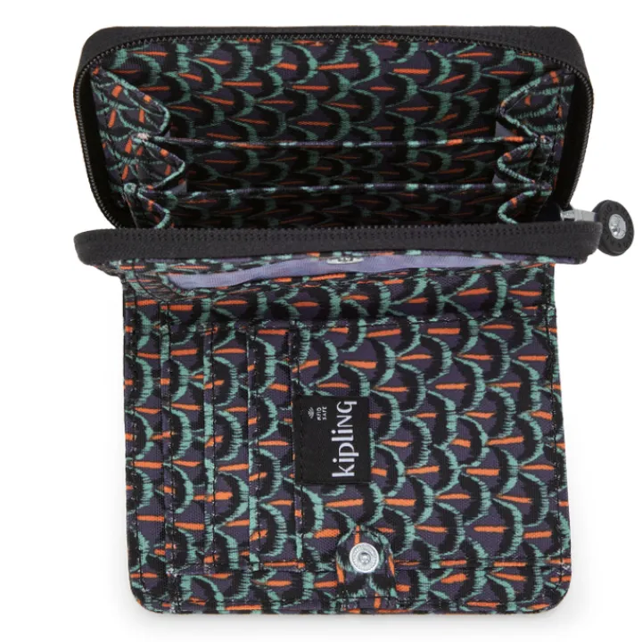 Rfid Portemonnees|Mini Portemonnees>Kipling Money Love prt ac geo feather