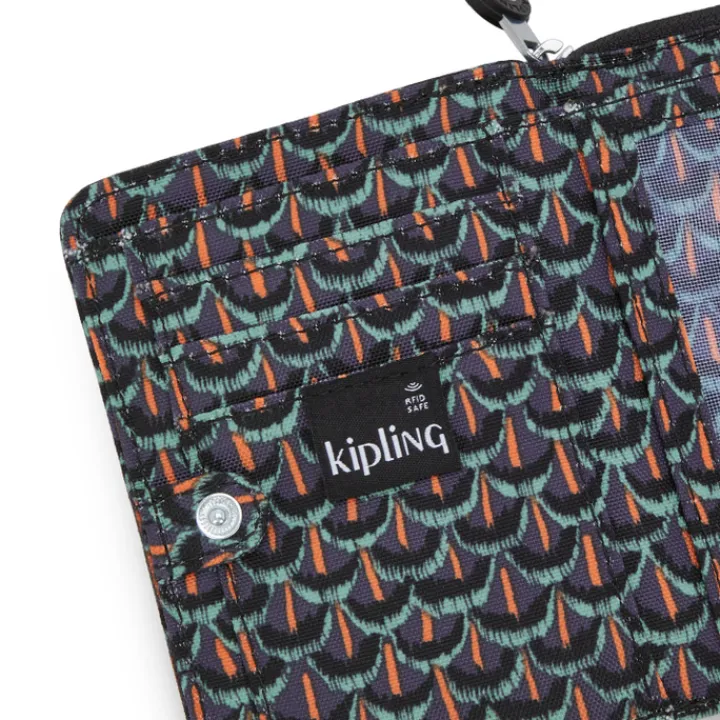 Rfid Portemonnees|Mini Portemonnees>Kipling Money Love prt ac geo feather
