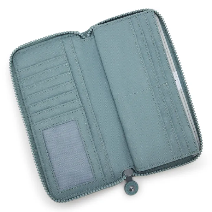 Rfid Portemonnees|Grote Portemonnees>Kipling Money World Wallet relaxed grey