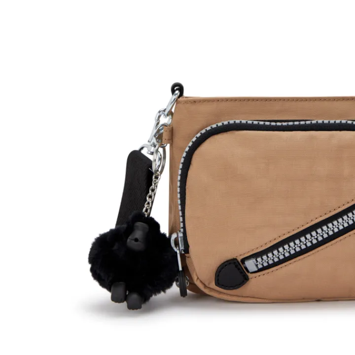 Schoudertassen|Crossbody>Kipling New Milos y2k early tan heritage
