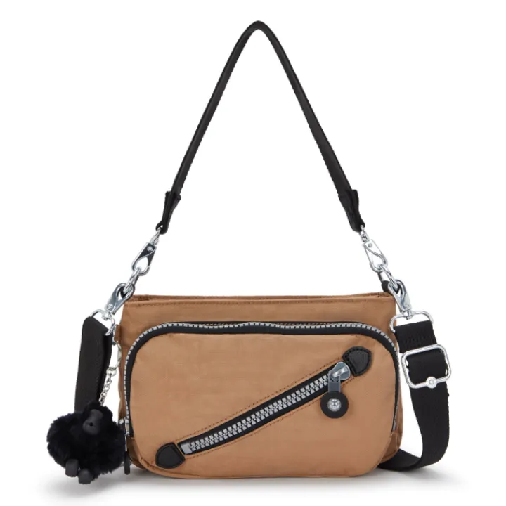 Schoudertassen|Crossbody>Kipling New Milos y2k early tan heritage