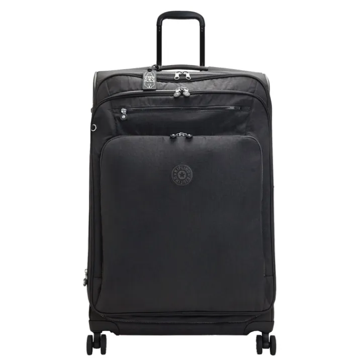 Zachte Koffers|Reiskoffers>Kipling New Youri Spin L black noir