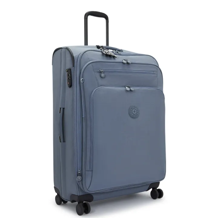 Reistrolleys|Reiskoffers>Kipling New Youri Spin L b blue stone