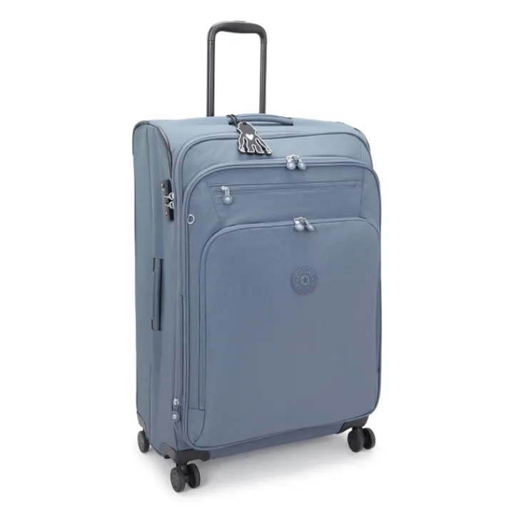 Reistrolleys|Reiskoffers>Kipling New Youri Spin L b blue stone