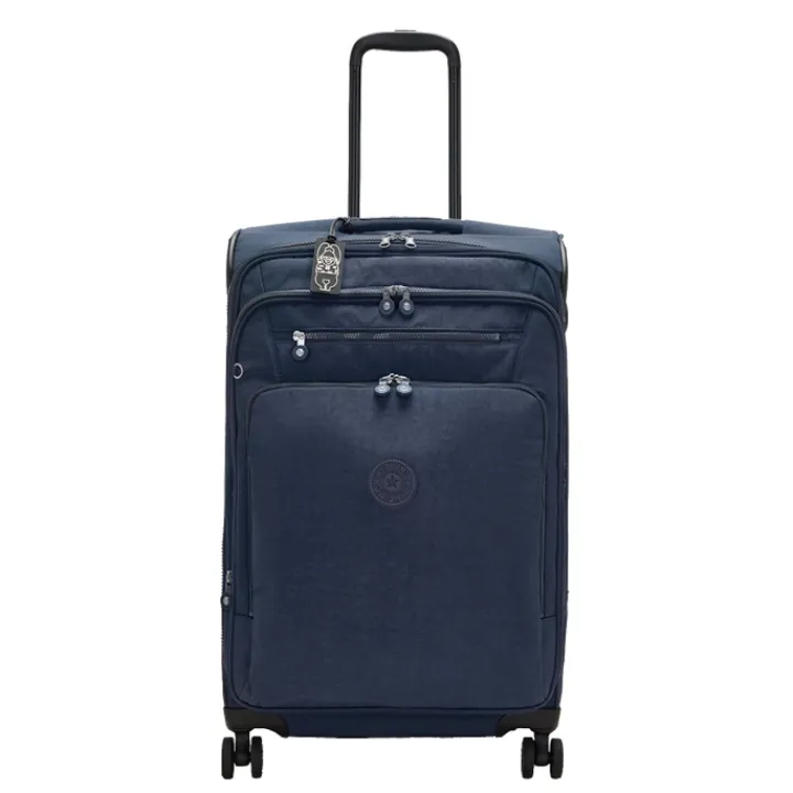 Zachte Koffers|Reiskoffers>Kipling New Youri Spin M blue bleu 2