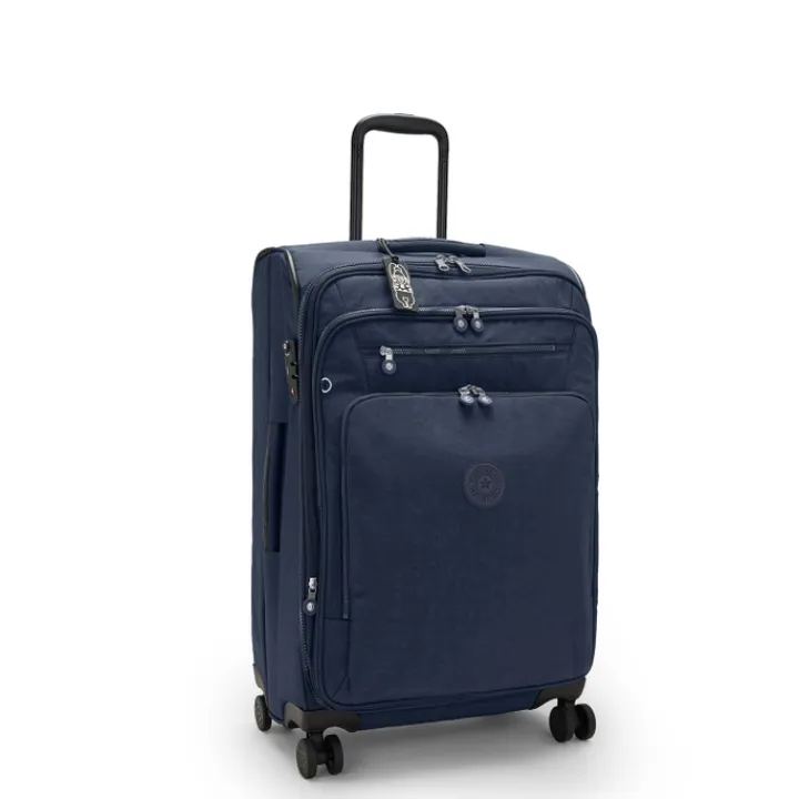 Zachte Koffers|Reiskoffers>Kipling New Youri Spin M blue bleu 2