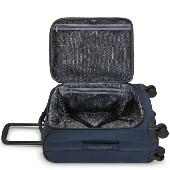 Transavia Trolleys|Handbagage Trolleys>Kipling New Youri Spin S blue bleu 2