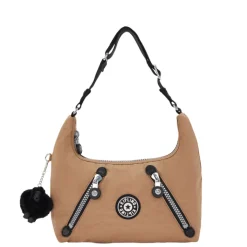 Schoudertassen|Damestassen>Kipling Nikki heritage early tan heritage