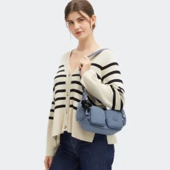 Schoudertassen|Crossbody>Kipling Rikka S b blue stone