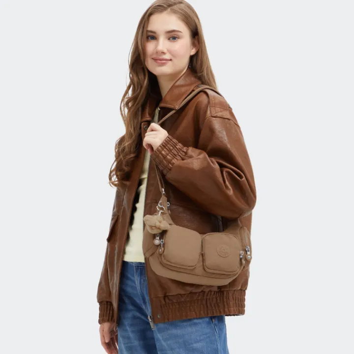 Schoudertassen|Crossbody>Kipling Rikka S b early tan
