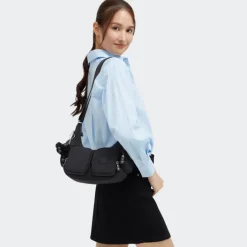 Schoudertassen|Crossbody>Kipling Rikka S black noir