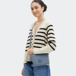 Schoudertassen|Crossbody>Kipling Riri b blue stone