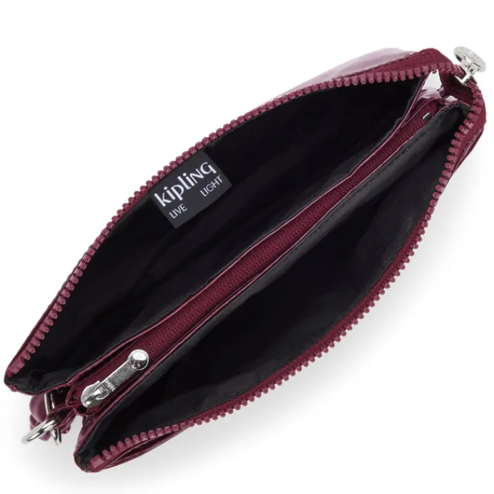 Schoudertassen|Crossbody>Kipling Riri be high gloss wine