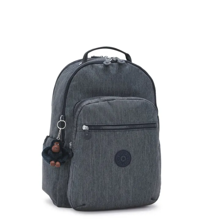 Schoolrugzak|Heren Schooltassen>Kipling Seoul Lap marine navy