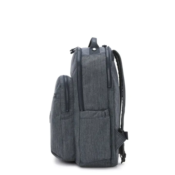 Schoolrugzak|Heren Schooltassen>Kipling Seoul Lap marine navy