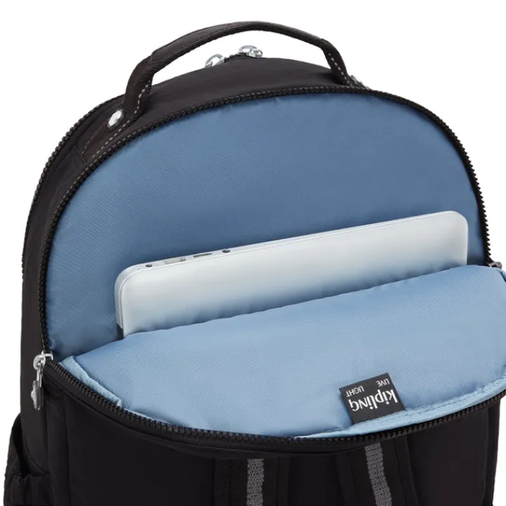 Schoolrugzak|Heren Schooltassen>Kipling Seoul Lap true black