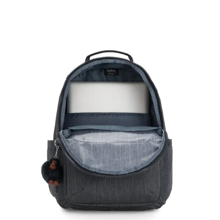 Schoolrugzak|Dames Schooltassen>Kipling Seoul marine navy