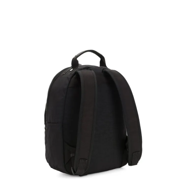 Kleine Rugzakken|Schoolrugzak>Kipling Seoul Rugzak S black noir